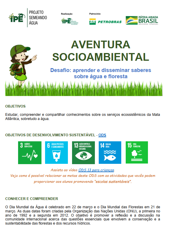 Aventura Socioambiental – Saberes sobre Água e Floresta