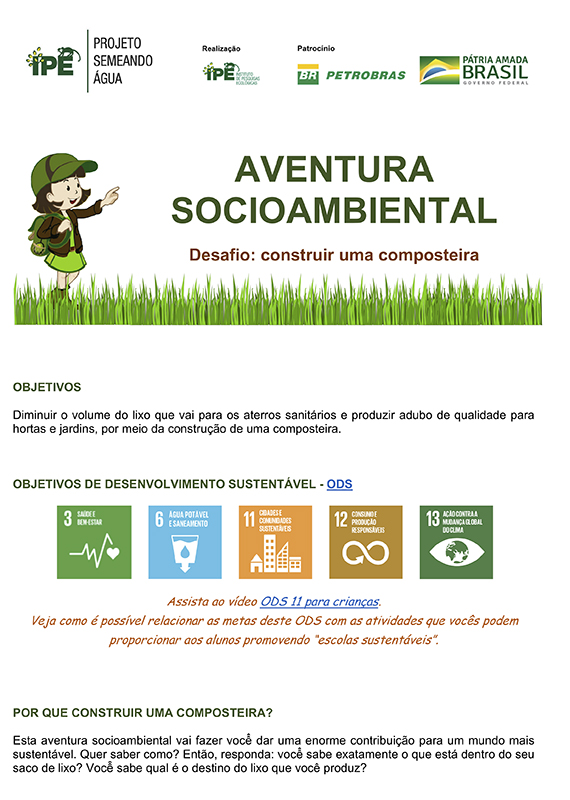 Aventura Socioambiental – Valorizar os Conhecimentos dos Povos Indígenas – Construir uma Composteira