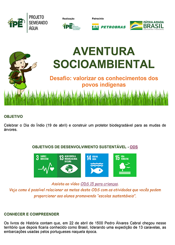 Aventura Socioambiental – Valorizar os Conhecimentos dos Povos Indígenas