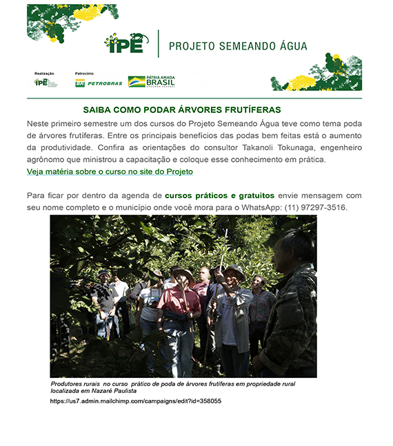 Boletim Técnico - Poda de Frutíferas