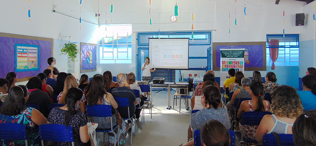 Equipe de educação do Projeto Semeando Água participa, como parceira, das reuniões de planejamento da rede municipal de ensino de Nazaré Paulista (SP)