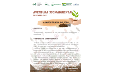 Aventura Socioambiental – A importância do solo