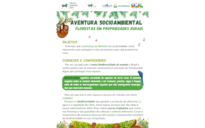 Aventura socioambiental: Florestas em Propriedades Rurais